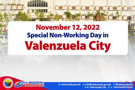 when is valenzuela day|November 12 a holiday in Valenzuela .